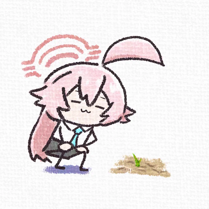 おじさん絵日記39 4月11日(晴れ) 春を感じる今日この頃。