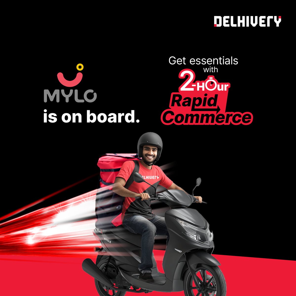delhivery's tweet photo. .@Mylo is now powered by Delhivery’s Rapid Commerce—bringing baby &amp; maternity essentials to families in Bangalore in just 30 mins–2 hrs.

Faster fulfillment, smarter scale, happier parents.

#RapidCommerce #Mylo #DeliveredByDelhivery #QuickCommerce #ParentingMadeEasy https://t.co/zEaR0XwZzB