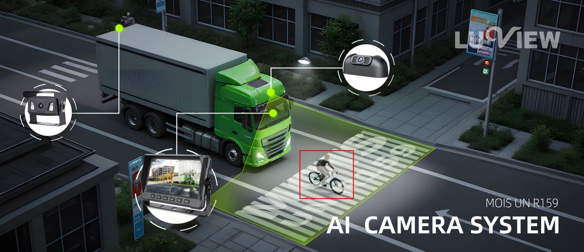 ShenzhenLuview's tweet photo. LUVIEW AI Camera System: Precisely Detecting Pedestrians and Vehicles, Enhancing Driving Safety in Every Aspect
More in:
https://t.co/I36U1Sfxvk
E-mail: sales@luview.com
#luview #aicamerasystem #pedestriandetection #vehicledetection #waterproofmonitor #aicamera https://t.co/OXdrCgZMsd