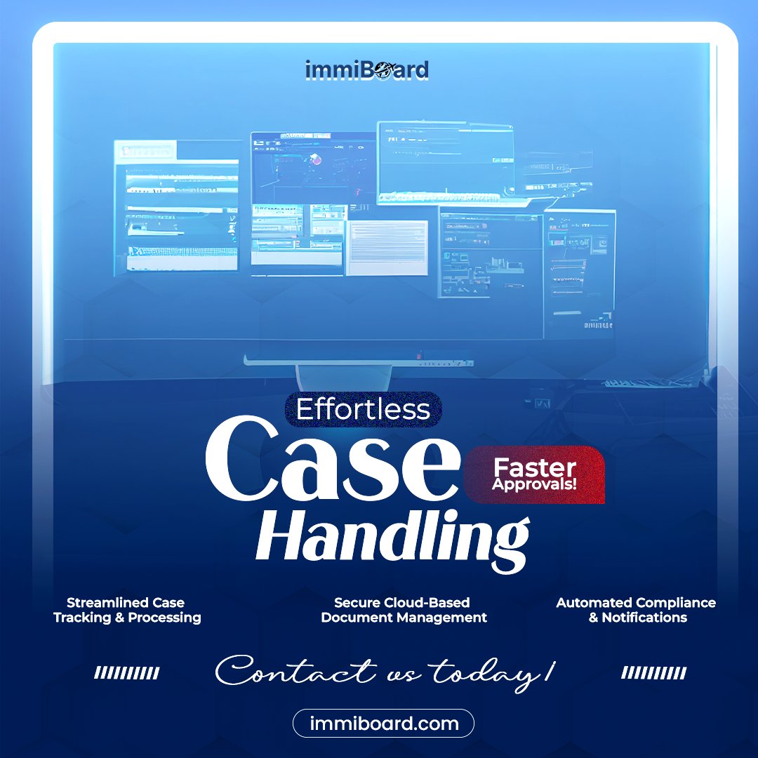 Helenanelson16's tweet image. Does managing multiple client applications feel daunting? Worry not, use our Case Management Software ImmiBoard – meant to help immigration attorneys, consultants, and law firms handle cases seamlessly. 
immiboard.com/about

#CaseManagementSoftware #ImmigrationTech #LegalCRM