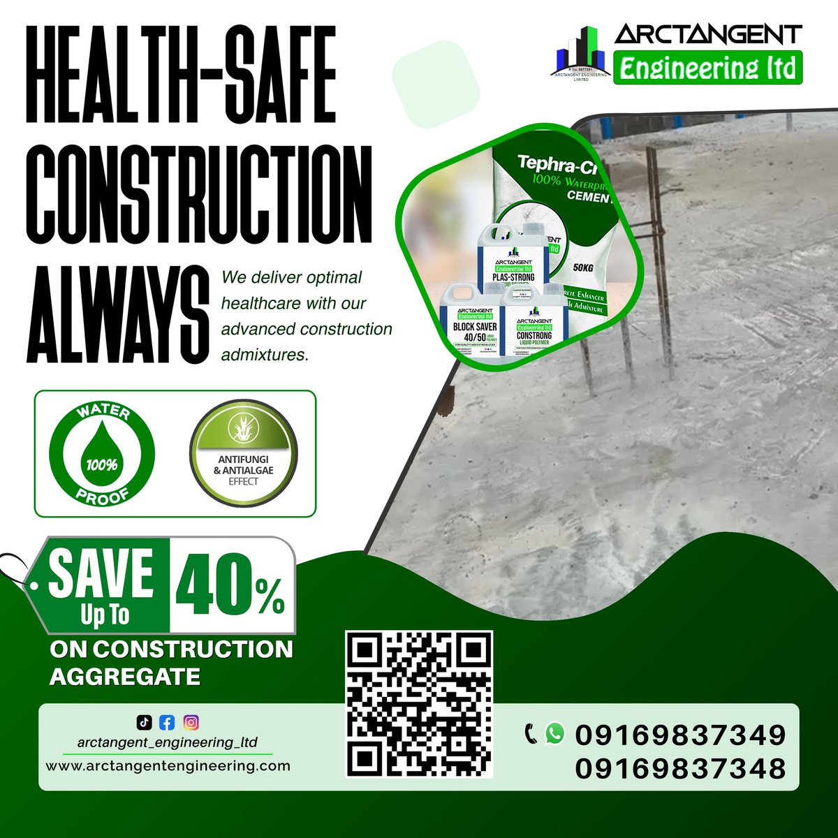 TephraCrete's tweet photo. ๐งโจ **Build with Confidence!** โจ๐ง
Join the health-safe construction revolution! ๐๏ธ๐
Save up to 40% on premium construction aggregates!
๐ Quality you can trust
#Construction #HealthSafe #TephraCrete #FridayFeeling https://t.co/Bfe2w6TkGc