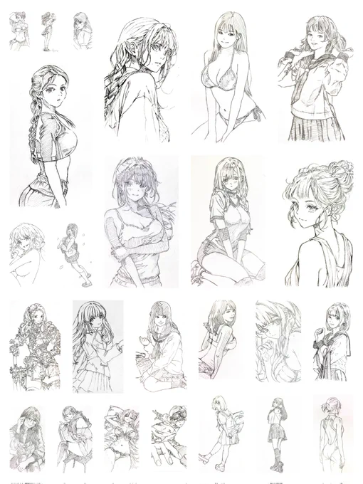 最近の鉛筆画 