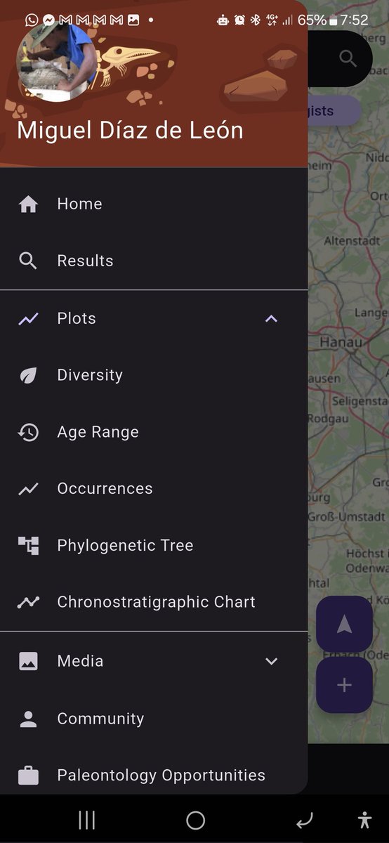 Where is My Fossil? V1.3.0 with new features:

1. Job/Study positions database for paleontologist or people interested in the field
2. A basic chronostrstigraphic chart based on the ICC Chart 2024/12