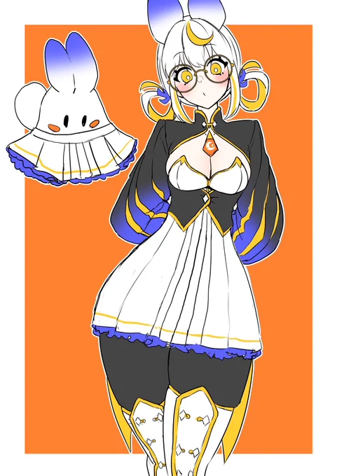 この子の名前をいい加減決めないとバニーちゃんとしか呼べなくて呼びづらい 