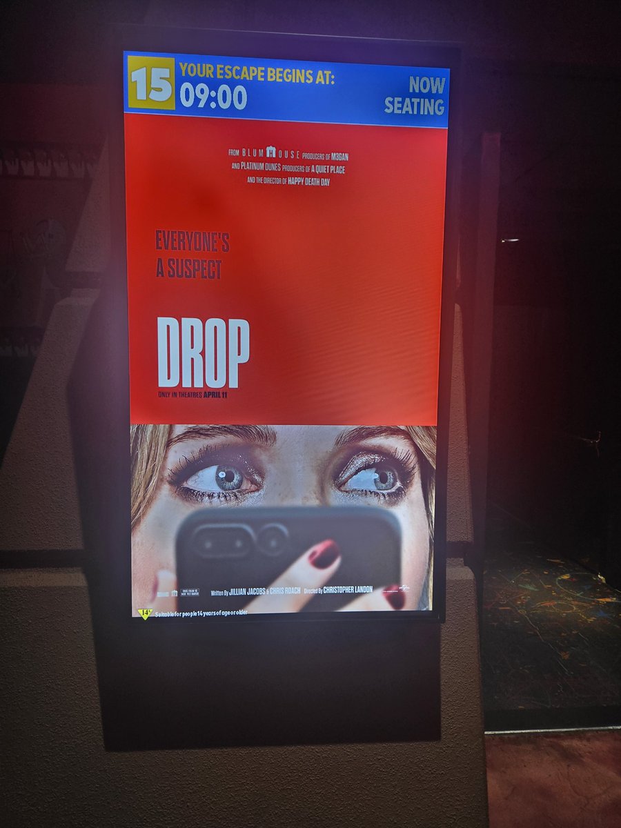 DNeil237's tweet photo. So much fun and a total campy blast from nearly start to finish. Can't wait to see what @creetureshow dose next, especially with Happy Death Day 3.
#DropMovie #blumhouse https://t.co/lnAYNMfCW2