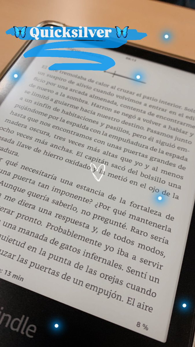 RedMeria's tweet photo. Lectura actual!! ✨🦋🗡️⚔️ #quicksilver https://t.co/vbSGrJV1iV