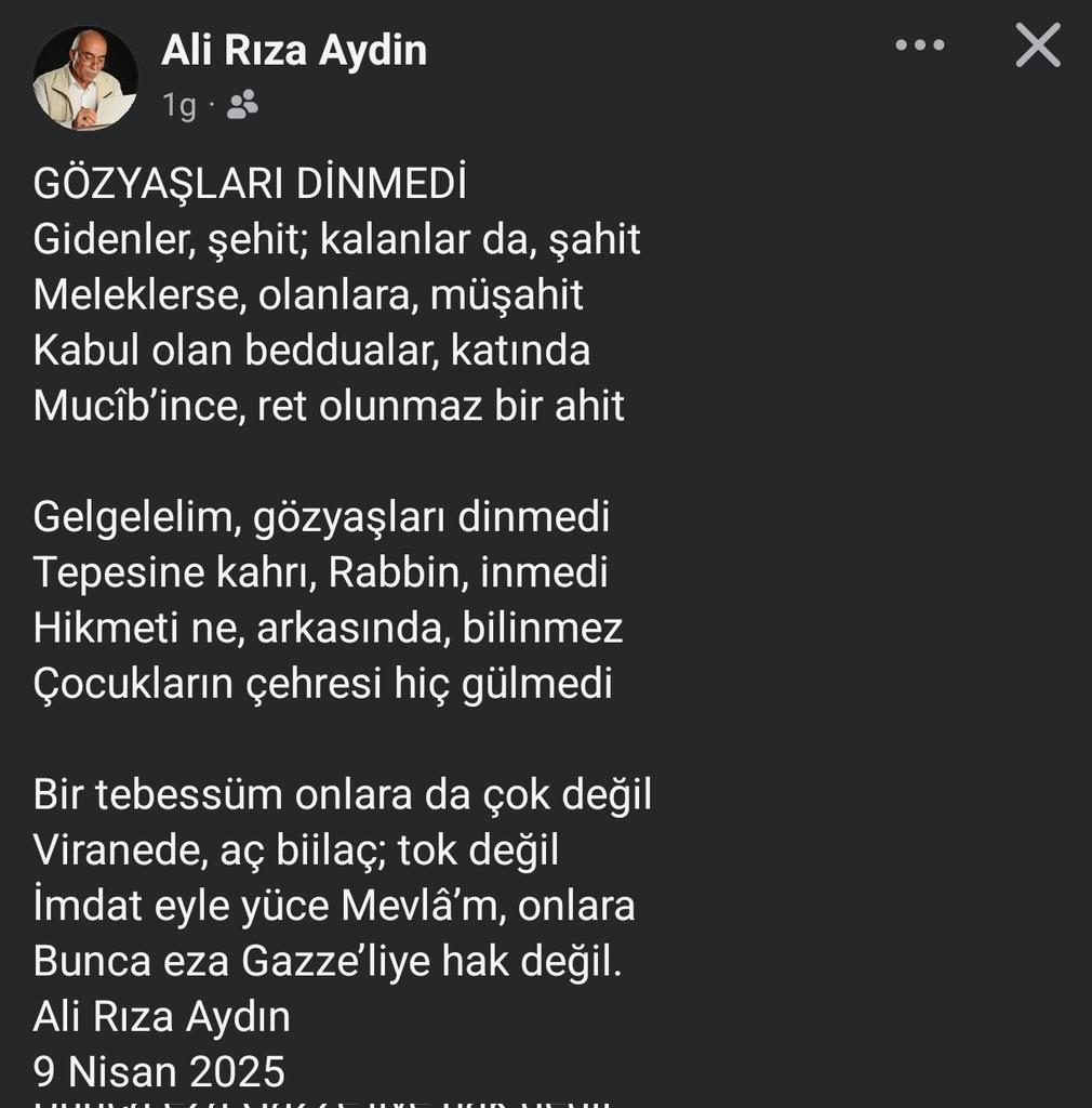 binler's tweet image. #PalestinianGenocide 

#AliRızaAydın