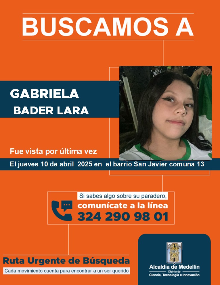 luisbernardov's tweet photo. Nos unimos a esta causa, ¡qué aparezca la niña Gabriela Bader Lara! https://t.co/2NUzunuFmu