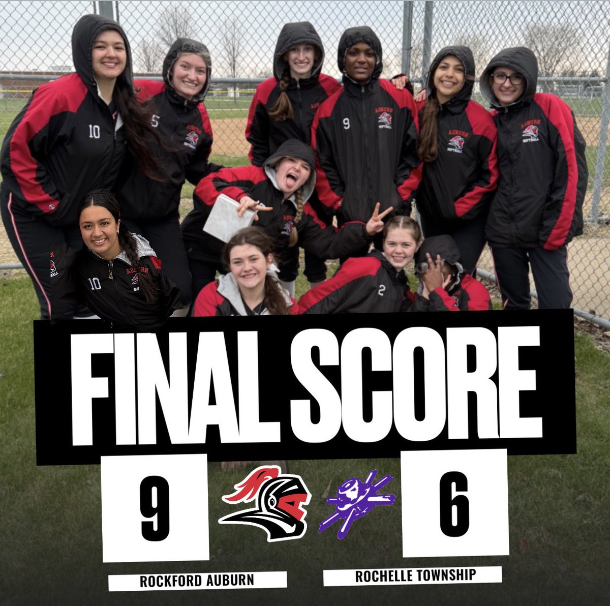 AuburnKnightsSB's tweet photo. Varsity W!
@BakerMaylee in the ⭕️ with 8Ks, BB, &amp; 2 ER and 2-4, 2B at the plate
KayKay Hudson 2-4, 2B, R, 2 RBI, BB, SB
Ava Johnson 2-4, R, 2 RBI, BB, 2 SB
@LilyParr2026 1-4, R, 2 RBI
@EvaOstergard 1-3, R, RBI, BB, 3 SB
Emmie Ostergard 2-3, 2B, 2 R, RBI, SB and earns the 👑! https://t.co/VMZTd9ViVT