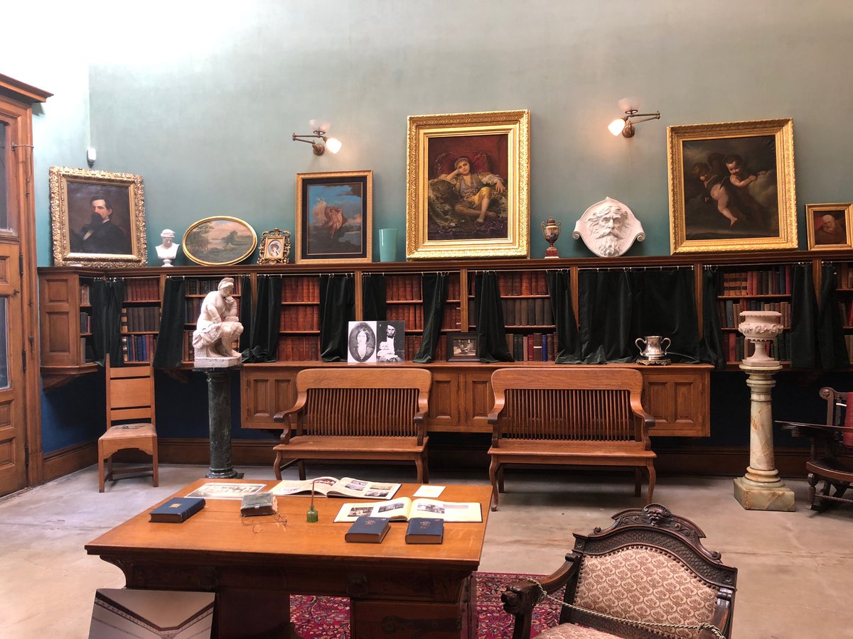 HeiligeBibel's tweet photo. It’s the birthday of Lew Wallace, author of “Ben-Hur.”  His writing study in Indiana.  #LewWallace #BenHur https://t.co/sQ3kb0DCPQ