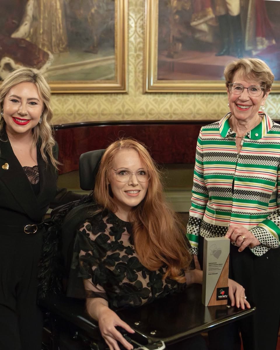 Last night we celebrated 50 years of Variety in Australia at Government House with Her Excellency the Hon. Margaret Beazley. A special moment was seeing WA’s Katie O’Donnell receive the International Heart of Variety Award. Here’s to 50 more years of impact! ❤️ #Variety50