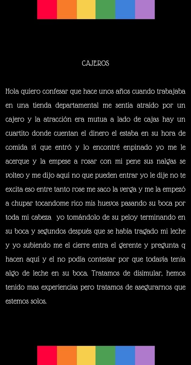 Liamsx5's tweet photo. RELATO 58: CAJEROS 🫦👉👌

SUSCRIBETE!!! Mándanos tu relato al DM para más contenido... 🔥🔥🔥
#MORBO #GAY #relatoseróticos #relatoseróticosgay #HISTORIA #LGBTQ https://t.co/PAANZg7UHO