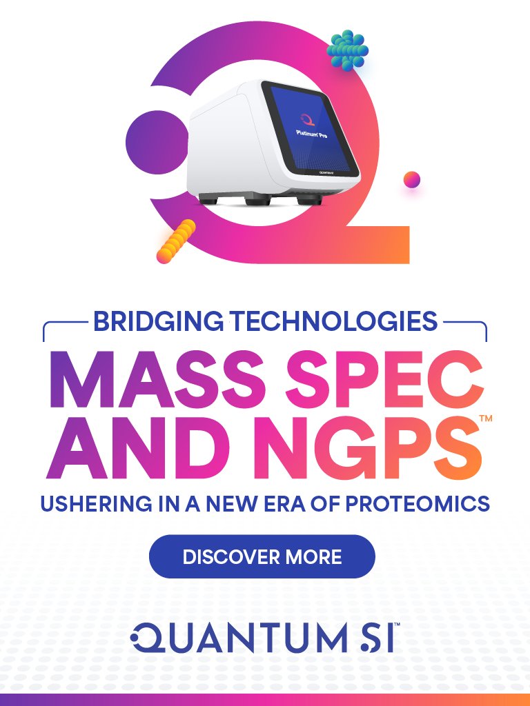 Quantum_Si's tweet photo. Complement your mass spec data. Next-Gen Protein Sequencing™ (NGPS™) provides you with deeper insights using an orthogonal approach. See more, do more.
Learn about the combined strength of Mass Spec and NGPS: https://t.co/t5R5AzW2ia
#QSI #NGPS #Proteomics #MassSpec https://t.co/IiPuraDRlc