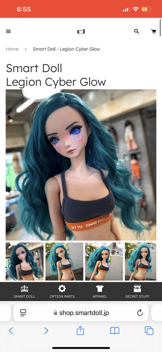 abigaylebaez's tweet photo. @SmartdollLand @smartdoll 

Just out of curiosity do you planning on restocking cyber Legion glow at some point? So I can save up her if so https://t.co/frxl1DgwMT