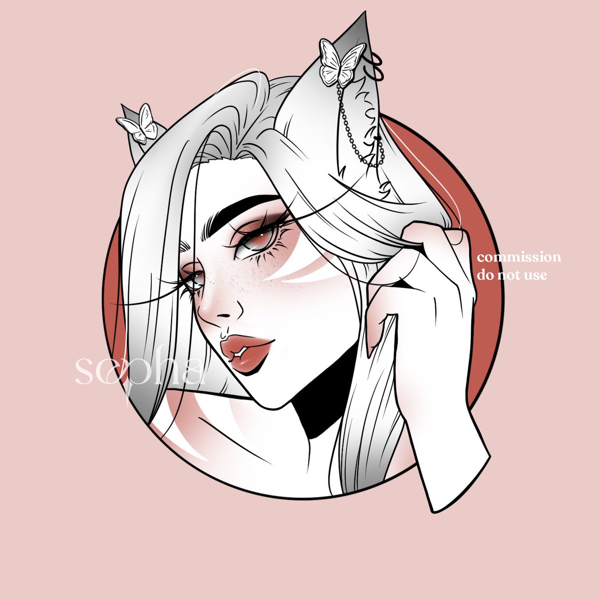 flat color for @/AevaXIV #VGenComm &lt;3