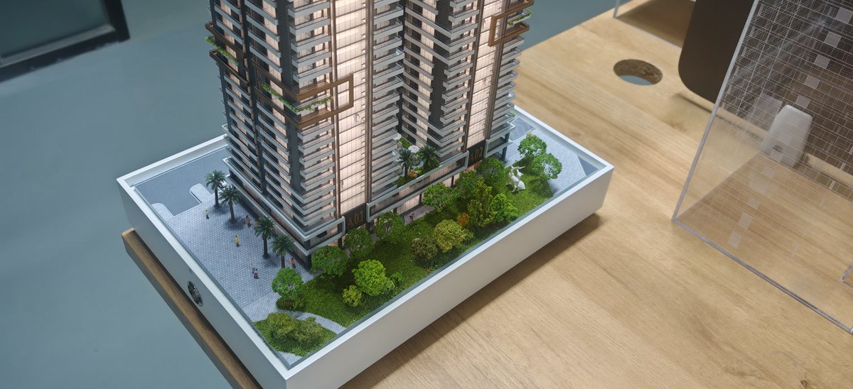 HaruLHAMODEL's tweet photo. 🏢🏢Just finished the architectural model project, come and discuss with me whether it is perfect #buildingmodel #scalemodel #scale #3dprint #architecturalmodels https://t.co/wSHOWbOFUe