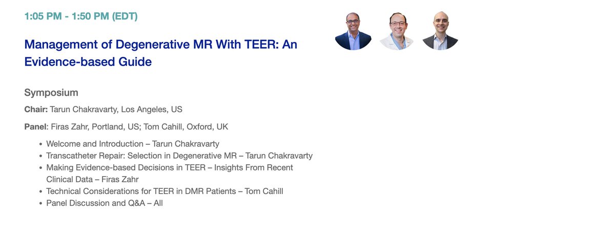 Andrea Scotti (@andreascotti21) on Twitter photo 💥Joins us tomorrow (11 April) for the US Focus day of #TIO!
Great Structural Sessions with a mix of:
🎯 Hot topics
🎯 Interesting Cases
🎯 Expert Discussions
🔗 Online: tiocongress.com/2025/us-focus
<a href="/azeemlatib/">Azeem Latib</a> <a href="/drnvanmieghem/">Dr. Nicolas M Van Mieghem</a> Ajay Kirtane 💥Joins us tomorrow (11 April) for the US Focus day of #TIO!
Great Structural Sessions with a mix of:
🎯 Hot topics
🎯 Interesting Cases
🎯 Expert Discussions
🔗 Online: tiocongress.com/2025/us-focus
<a href="/azeemlatib/">Azeem Latib</a> <a href="/drnvanmieghem/">Dr. Nicolas M Van Mieghem</a> Ajay Kirtane