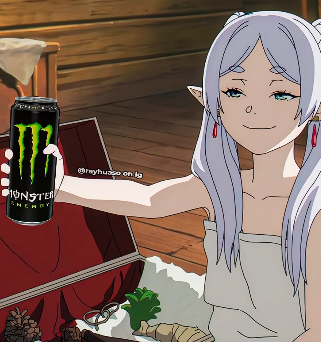 d0n1_dd's tweet photo. Frieren likes monster https://t.co/84VxQ80lXN