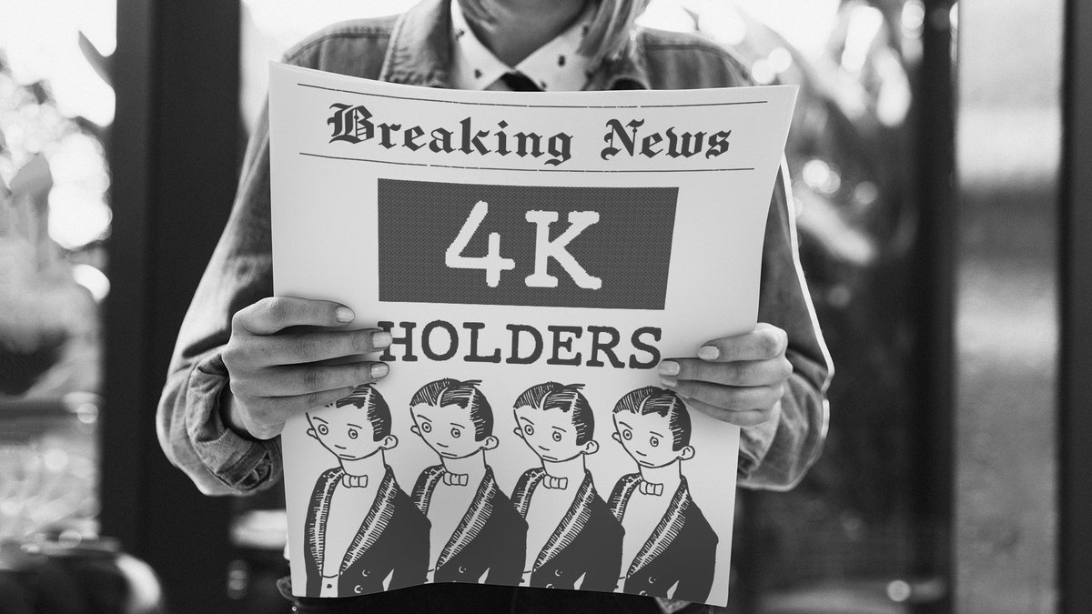 FirstMeme_SOL's tweet photo. We just reached 4000 holders in the first 10 hours! Our community is getting bigger! 🙌 https://t.co/OvRLKV064B