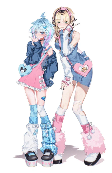 ゆめかわギャルな捏造#すくすく枢#ニコたん描いたん  