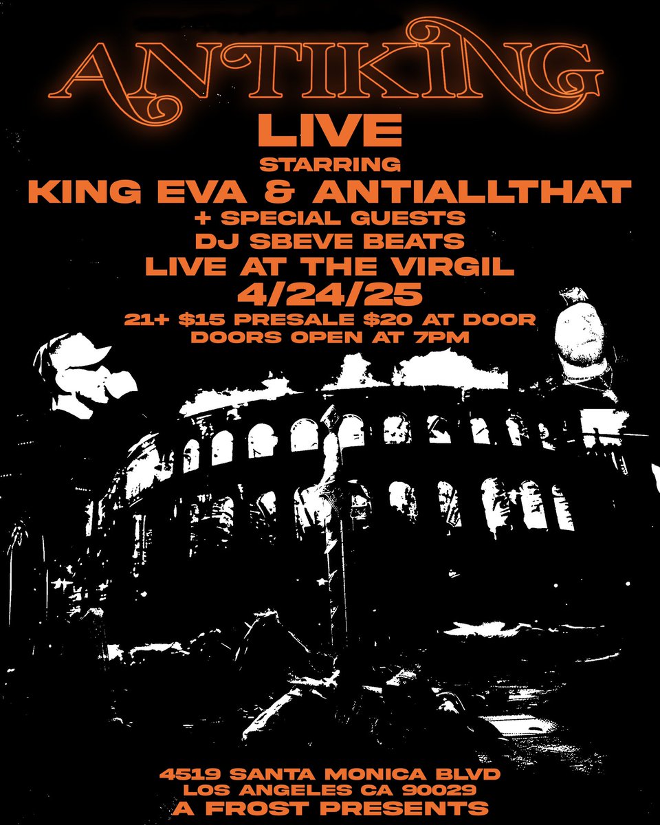 kingxeva's tweet photo. AntiKing Live 4/24 🗡️🗡️🗡️🗡️
@AntiAllThat @kingxeva https://t.co/2XZzw7PQrw