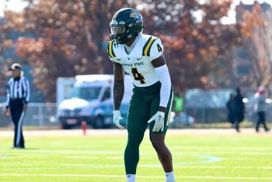 I am exited to be invited to and attend <a href="/NorfolkStateFB/">Norfolk State Football 🔰</a>'s Junior day on April 12th, can't wait to get on campus! <a href="/Coach_TimSmith/">Tim Smith</a> <a href="/cookrkc12/">Coach Rashad Cook</a>