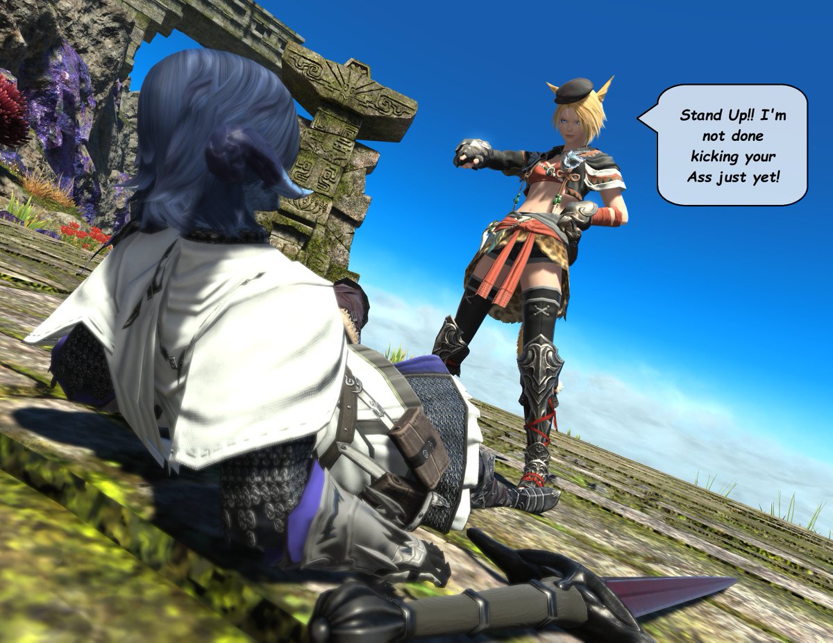 "She ate the last bit of /MY!/ fish in the fridge! So I made sure she regretted taking every last bite!"