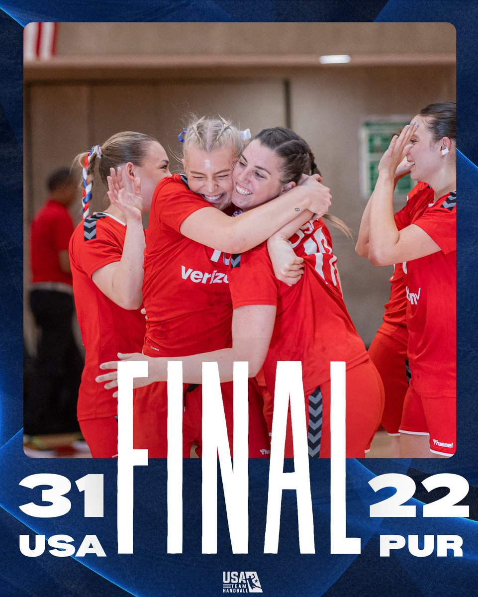 USATH's tweet photo. 𝟮𝟬𝟴𝟰 𝗱𝗮𝘆𝘀 𝗹𝗮𝘁𝗲𝗿. 𝟭-𝟬 𝘁𝗼𝗱𝗮𝘆! 🇺🇸

A new era isn’t coming — it’s already here.  

#USATH #AmericanHandball #BuildingTogether https://t.co/UtYVTep74T