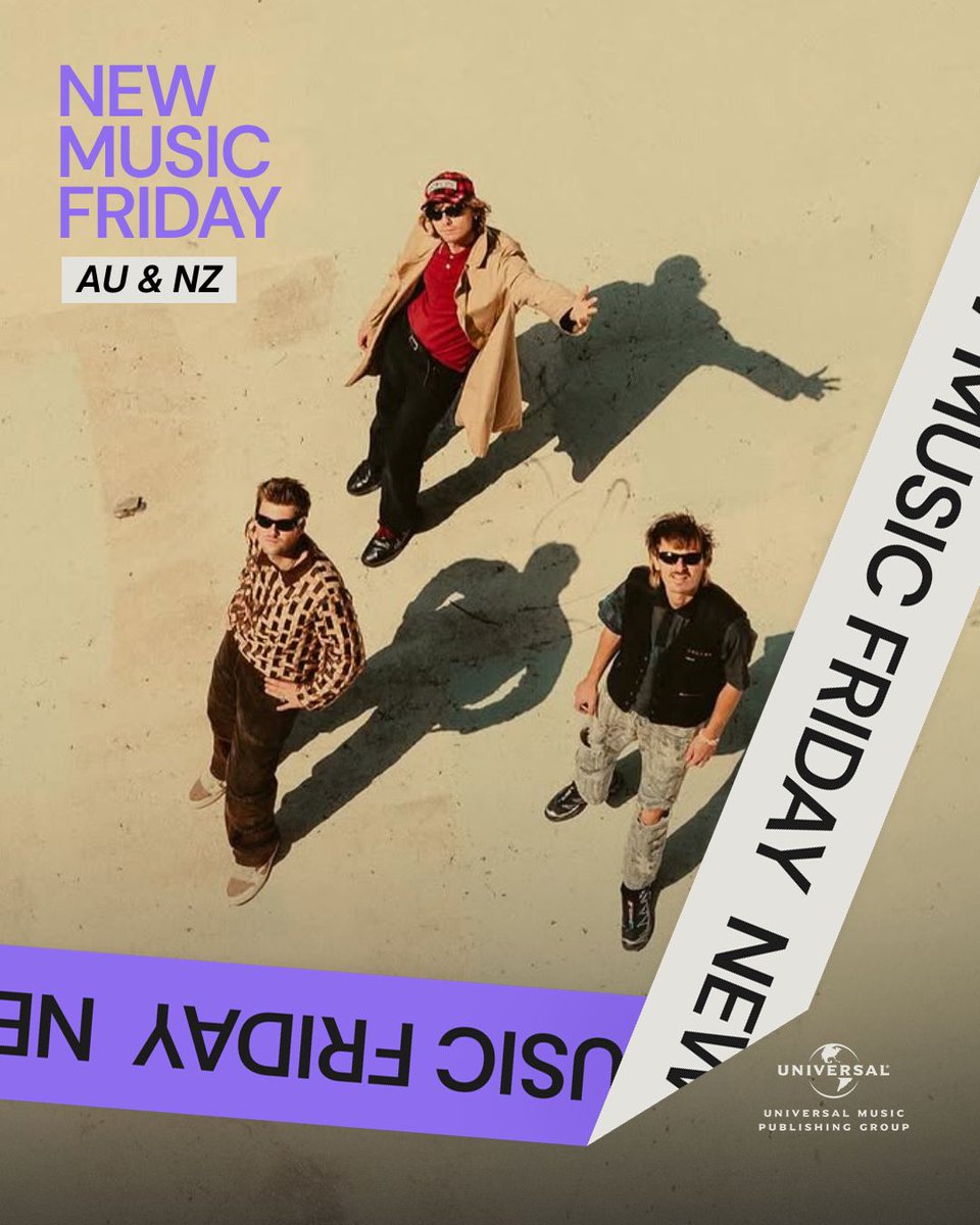 not to be dramatic… BUT IT’S #NEWMUSICFRIDAY

feat. <a href="/limecordiale/">Lime Cordiale</a> <a href="/oneruel/">RUEL</a>  <a href="/DNASONGS/">DNA SONGS</a> #LanaDelRey <a href="/MarcusSantoroDJ/">Marcus Santoro</a>  and more

🎧 listen now: linktr.ee/umpg_anz
Cover: Lime Cordiale &amp; Ruel