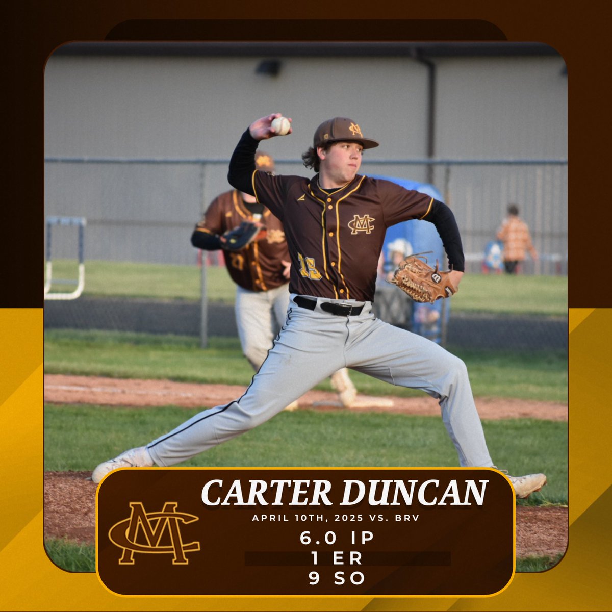 Carter Duncan (@carterduncan25) on Twitter photo Carter Duncan
2025 Uncommitted C, 3B, P, Util
Great first outing on the bump tonight!
6.0 IP
1 ER
9 SO
Team is 3-0 on the young season. 
<a href="/BUncommitted/">Baseball_Uncommitted</a> <a href="/PB_Uncommitted/">Prep Baseball Uncommitted</a> @BBUncommitted <a href="/BaseballCf/">CF Uncommitted Baseball</a> <a href="/PG_Uncommitted/">PG_Uncommitted</a> Carter Duncan
2025 Uncommitted C, 3B, P, Util
Great first outing on the bump tonight!
6.0 IP
1 ER
9 SO
Team is 3-0 on the young season. 
<a href="/BUncommitted/">Baseball_Uncommitted</a> <a href="/PB_Uncommitted/">Prep Baseball Uncommitted</a> @BBUncommitted <a href="/BaseballCf/">CF Uncommitted Baseball</a> <a href="/PG_Uncommitted/">PG_Uncommitted</a>
