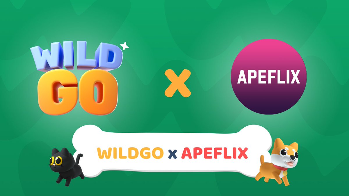 wildgocoin's tweet photo. 𝐋𝐢𝐠𝐡𝐭𝐬. 𝐂𝐚𝐦𝐞𝐫𝐚. 𝐂𝐡𝐚𝐨𝐬.

We are hyped to announce that @wildgocoin  is teaming up with @ApeflixOfficial to bring bold, soulful storytelling to the next era of decentralized, creator-led streaming!

Explore the latest tasks in our Clicker Game!
🔗https://t.co/je5G12wWNa

𝐋𝐞𝐭’𝐬 𝐠𝐞𝐭 𝐖𝐈𝐋𝐃🎥🦍
