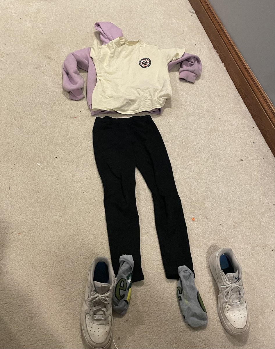 I think my 10yo must have listened to <a href="/JamesClear/">James Clear</a>’s Atomic Habits on my Audible. She’s been doing this every school day since she was 5. 

I’m sure she never gets tired of my Dad joke pretending I think she was vaporized when I tuck her in at night😂