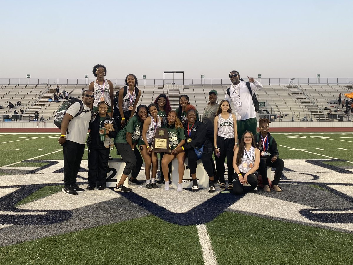 David4Bre's tweet photo. Congratulations to the Lady Pirates! They are your Track and Field Area Champions! We are headed to REGIONALS!!!! https://t.co/xrAwYwYv4v