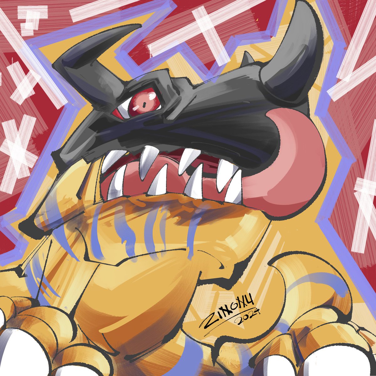 zinonu20's tweet image. Hi, I draw Digimon ･∀･)ﾉﾞ! 
#PortfolioDay