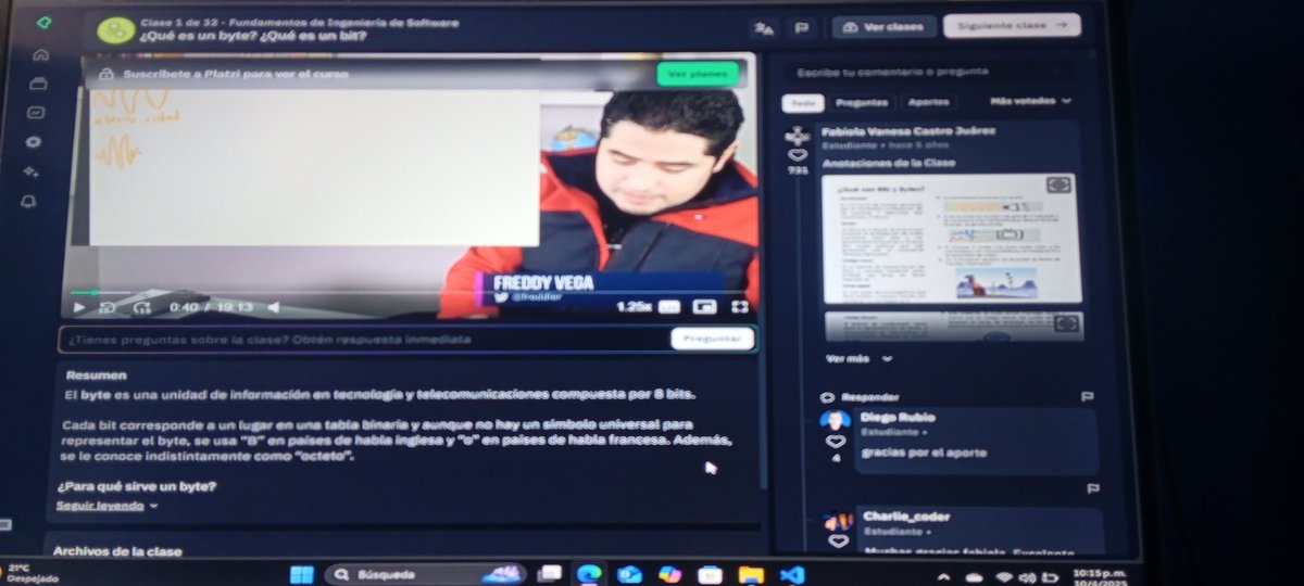 Luis_epico's tweet photo. ¡Atención devs del futuro! 🚀 Quieres construir software ÉPICO 💻 Domina los Fundamentos de Ingeniería de Software en @platzi. Aprende a diseñar, desarrollar y mantener apps de CALIDAD con expertos. ¡Deja de improvisar y construye con BASES! Inicia tu carrera tech HOY. @freddier https://t.co/6ReNu0lXAn