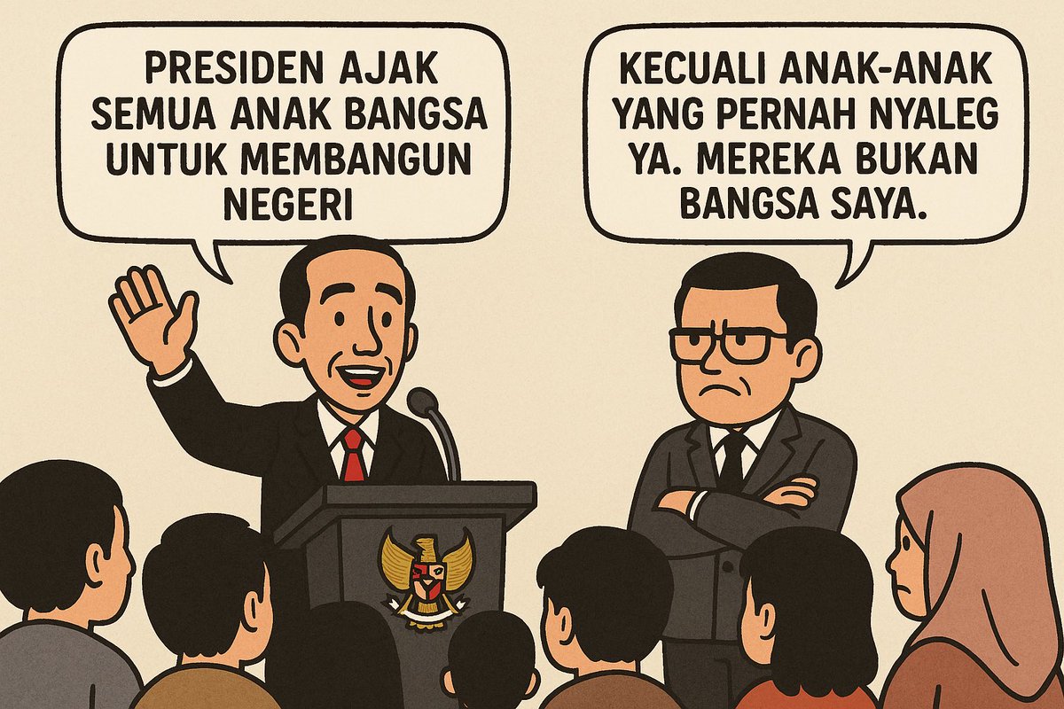 junode82's tweet photo. 1.040 Pendamping desa diberhentikan, Bukan karena korupsi, bukan karena gagal. Tapi karena pernah nyaleg.
Apa ini? Ini bukan sekadar kebijakan. Ini bentuk diskriminasi politik. Dan itu, pelanggaran HAM.
#PendampingDesaMenuntutKeadilan https://t.co/eNIjszjceO