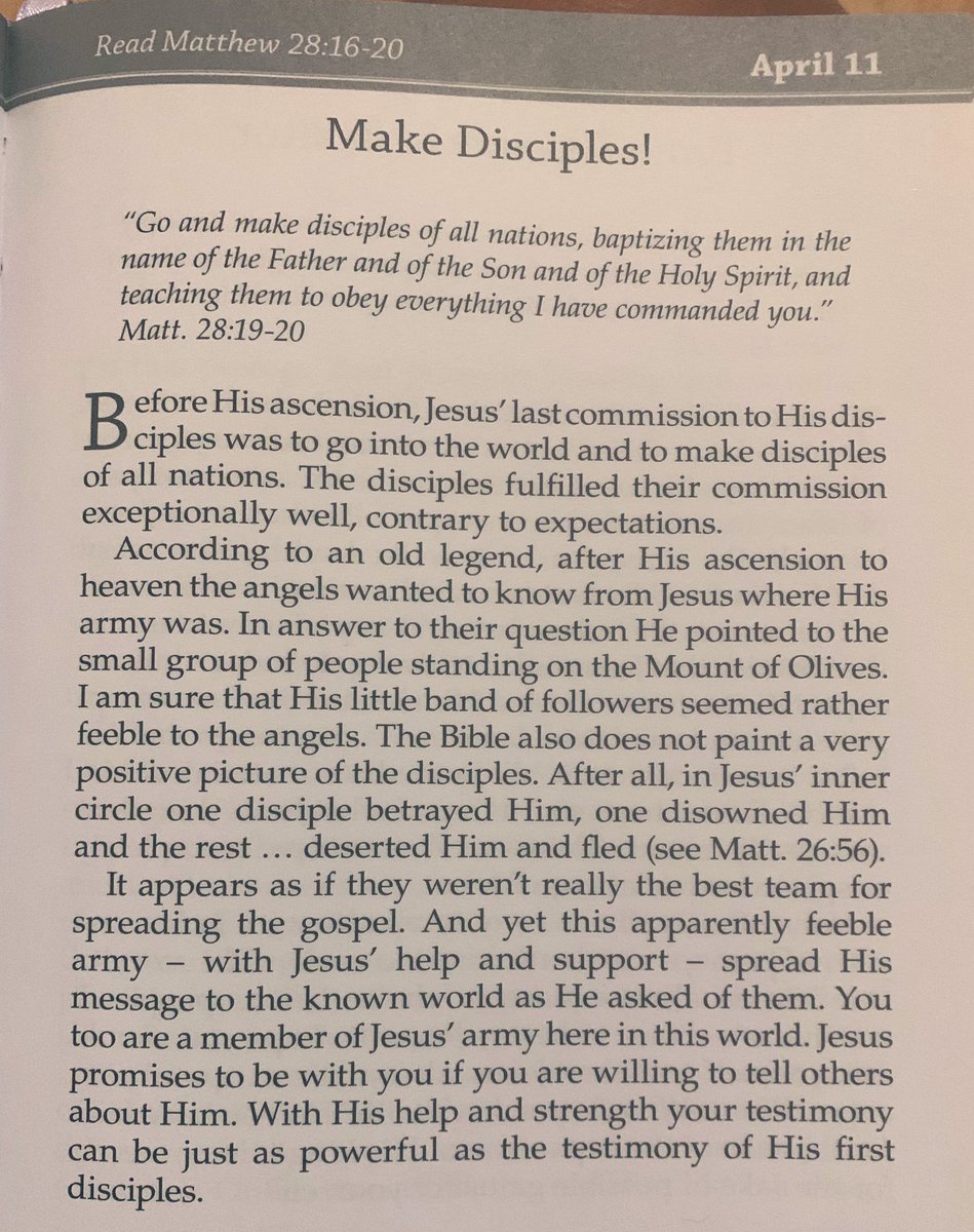 …Lord I want to spread Your gospel and make people Your disciples! Thank You for being with me and helping me🌞💛🌞