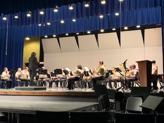 MGJSHS_Prin's tweet photo. On Tuesday evening, our HS Jazz and Concert Bands performed their Spring Concert.  As usual, they did an outstanding job!  Our senior band members were recognized tonight as well.  Congratulations Seniors, Band Members, and Mrs. Caudill on another successful concert.  #WeAreMG https://t.co/sA46dJZMuS