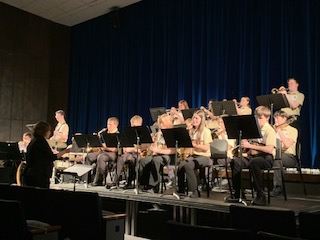 On Tuesday evening, our HS Jazz and Concert Bands performed their Spring Concert.  As usual, they did an outstanding job!  Our senior band members were recognized tonight as well.  Congratulations Seniors, Band Members, and Mrs. Caudill on another successful concert.  #WeAreMG