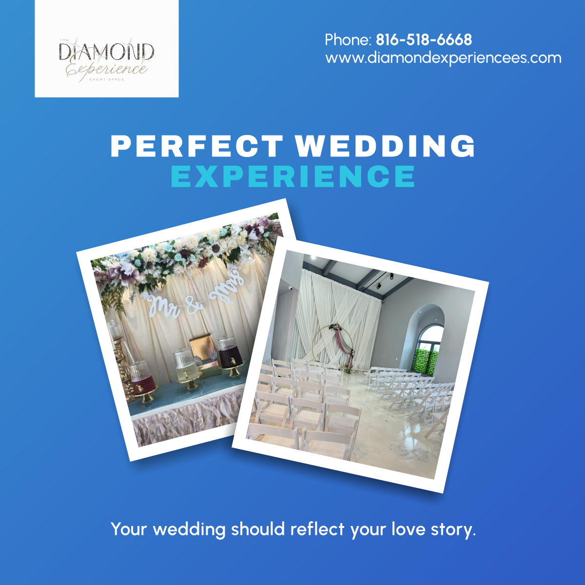 thediamondEES's tweet photo. Your wedding should be as unique as your love! 💍✨ Thoughtful details, smooth planning, and personal touches create the perfect day.

📞 816-518-6668
✉️ thediamondexperience.es@gmail.com
🌐 https://t.co/BDYA3GNp5H

#KansasCityMO #EventsAndDecor #WeddingBliss https://t.co/H0U4xsjKjj