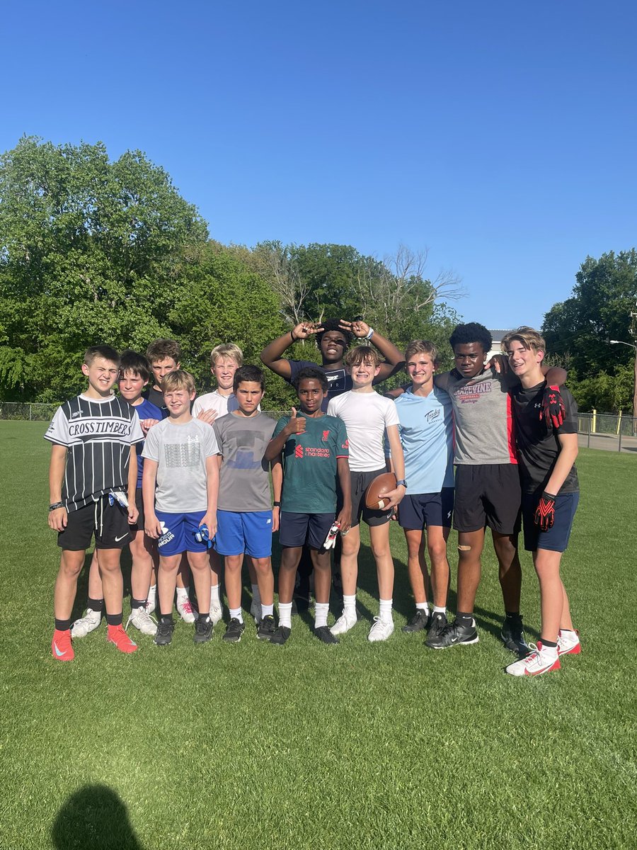 First day Coaching practice with Ctms 7th graders love seeing these guys get after it #Stangcomp106 #wecomingforthechampionship