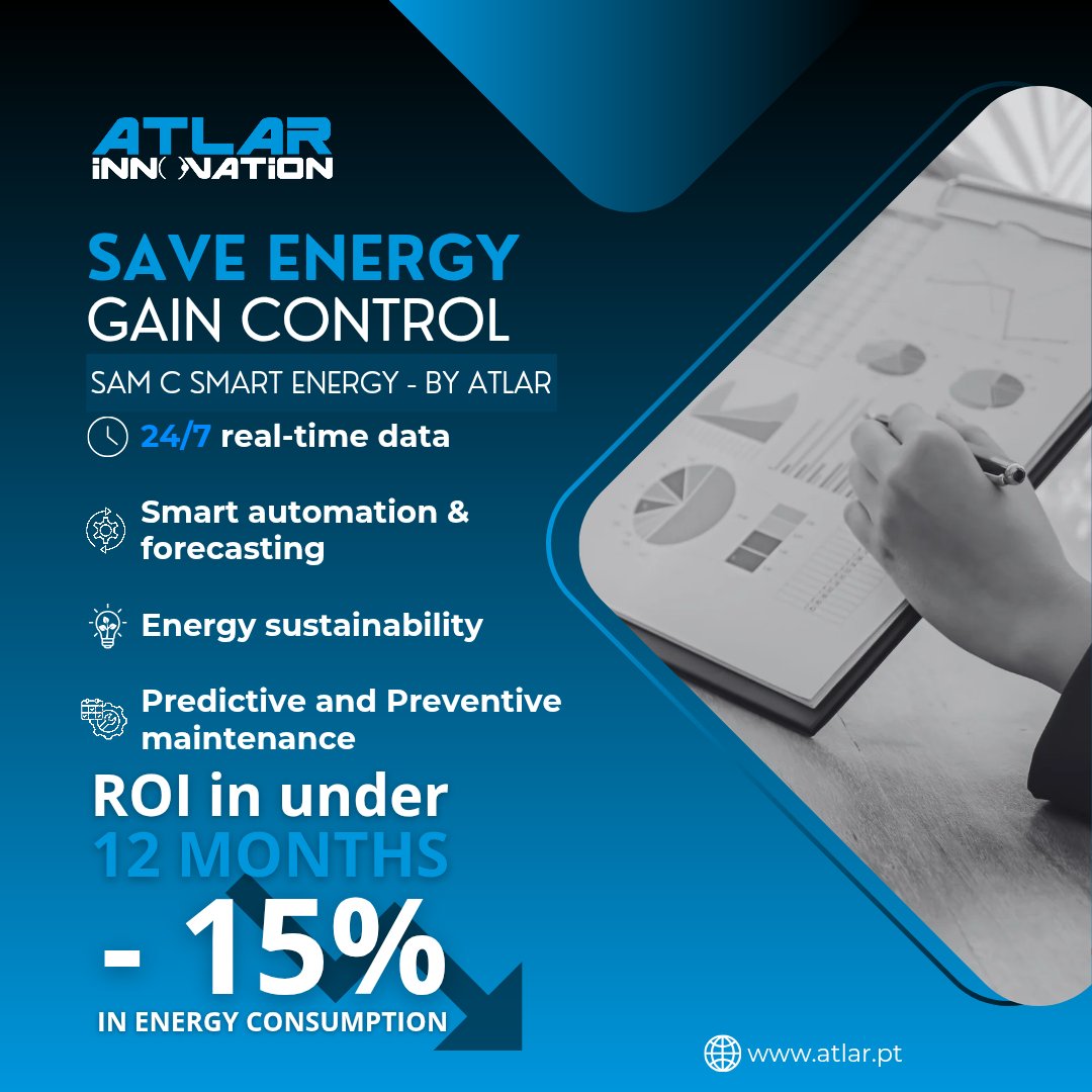 ATLAR specializes in energy monitoring and control, offering tailored solutions from hardware to software. Our proactive maintenance and alert systems boost efficiency, mitigate risks, and ensure optimal resource use for sustainable industrial energy management.