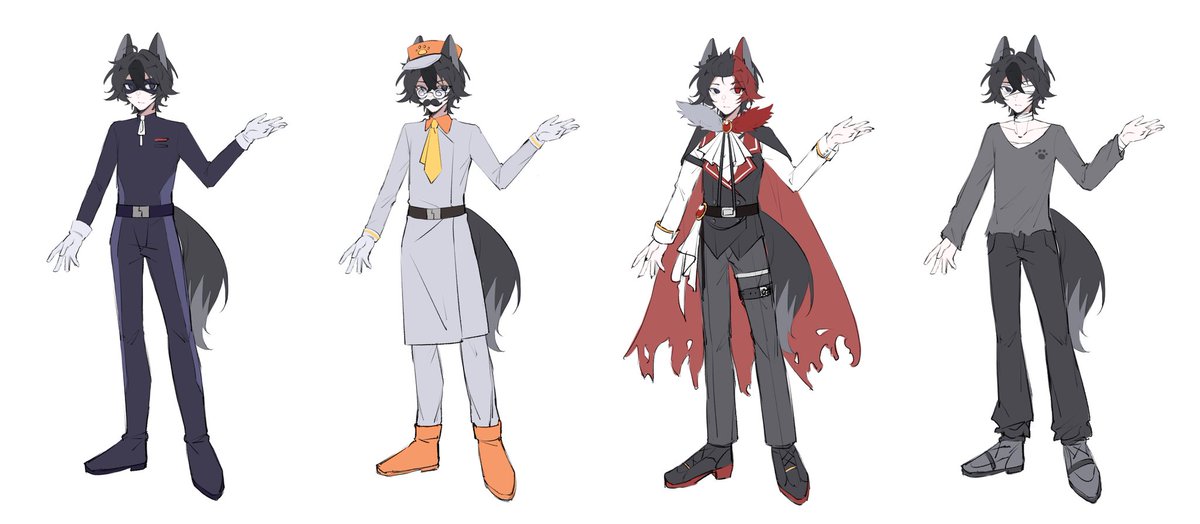 推しの二次設定イラストを描きました！