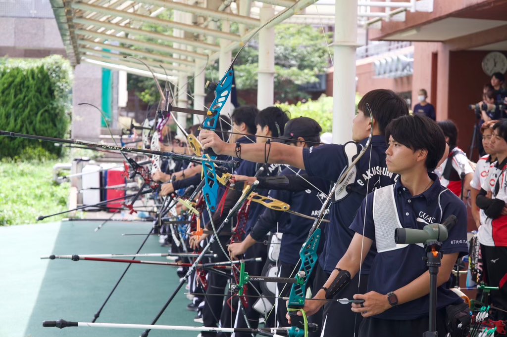 【リーグ戦のお知らせ】
本年度のリーグ戦のご案内をさせていただきます。

日時:4月13日・20日
男子：8：40競技開始
女子：12：40競技開始(2試合とも)

開催場所:夢の島アーチェリー場

チームの王座出場に向けて全力を尽くし戦ってまいります。応援の程宜しくお願い致します。