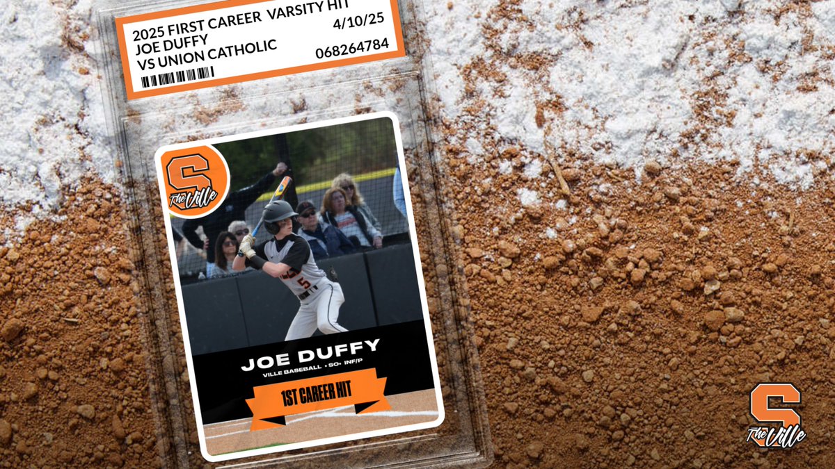 Congratulations to sophomore Joe Duffy who picked up his first varsity hit versus Union Catholic. #reload25