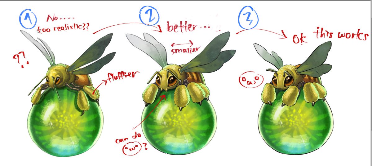 me and my friend are making monster hunter stickers/charms and we are struggling to make the bugs look cute... lmao we had to redo the vigorwasp cause we don't know how to make it cute...
We are doing a whole endemic life set.