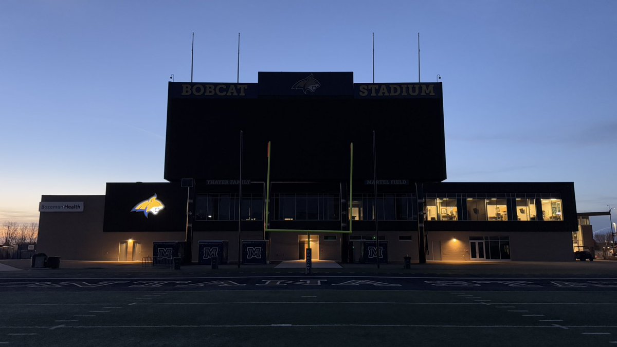 cfbcampustour's tweet image. Bobcat Stadium at dusk 🌖

#GoCatsGo