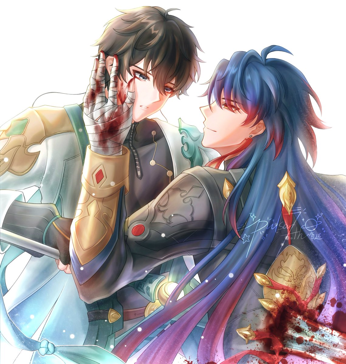 Pulsar7th's tweet image. 君の瞳が恋しいのに
#renheng #刃恒