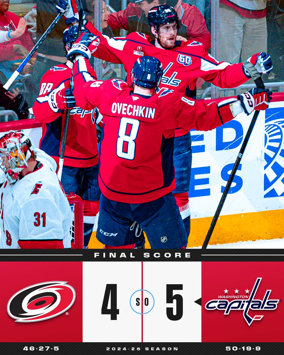 WIN NO. 50 FOR THE CAPS 🦅