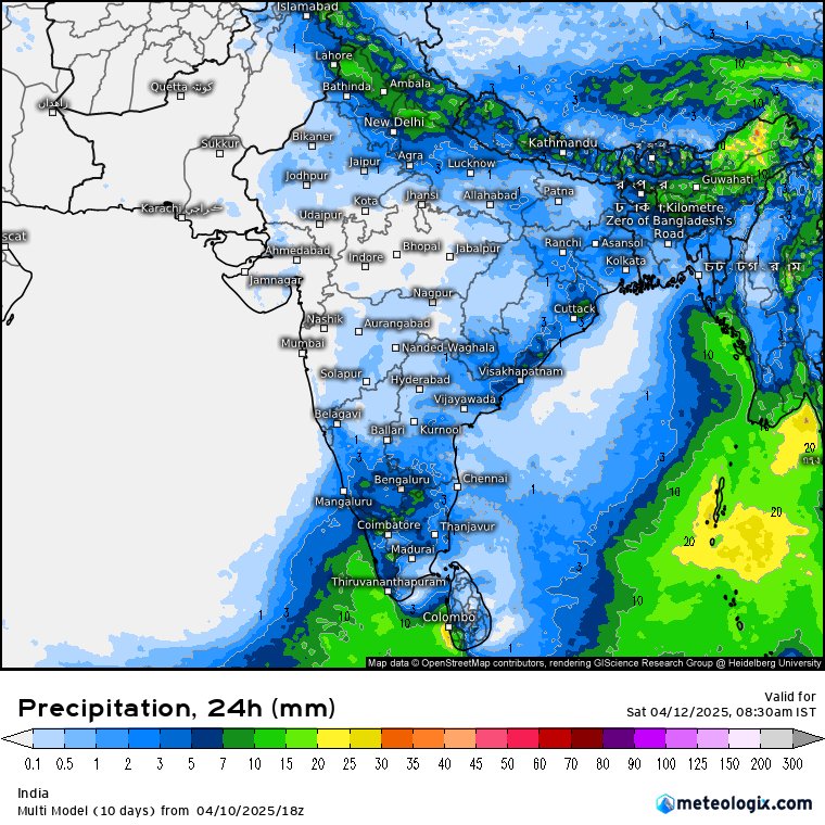 smkirthiga's tweet photo. April 11 weather inference: Significant rains can be expected in the North states Punjab-Haryana-Delhi-Uttrakhand-Himachal; West Bengal-Odisha-North coastal Andhra #Vizag-#Vijayawada; South Karnataka -#Bengaluru-#Mysuru;North interiors of Tamilnadu #Hosur-#Krishnagiri-#Dharmapuri; parts of Kerala; sudden pop-ups triggered by excess heat in South Andhra-North coastal TN.

Temperatures to stay high in many parts of Central India and North interiors of Tamilnadu #Chennai-#Thiruvallur-#Vellore.